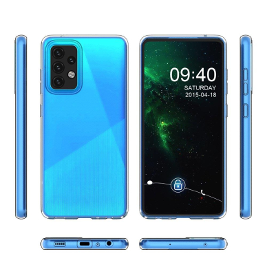 Dėklas Ultra Clear 0.5mm Case Gel TPU Realme C21 Skaidrus 3