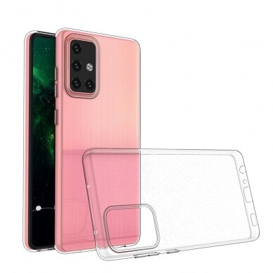 Dėklas Ultra Clear 0.5mm Case Gel TPU Samsung Galaxy A72 skaidrus