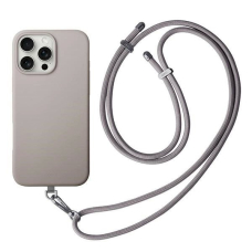 Uniq Coehl Creme iPhone 16 Pro 6.3 Magnetic Charging Dėklas pilkas/taupe pilkas