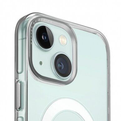 Uniq Calio iPhone 15 Dėklas 6.1  Magclick Charging Permatomas/Permatomas 3
