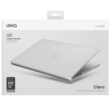 Dėklas Uniq case Claro MacBook Air 13 (2022) Skaidrus 2