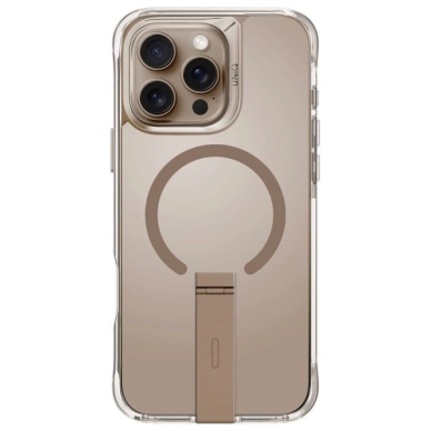 Uniq Dėklas Eleva with Vertica Stand iPhone 16 Pro 6.3 gold/taupe gold 1