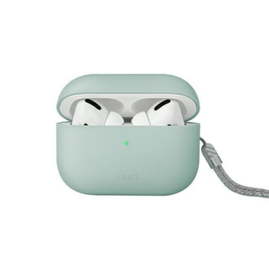 Dėklas ausinėms Uniq Lino AirPods Pro 2 gen Žalias