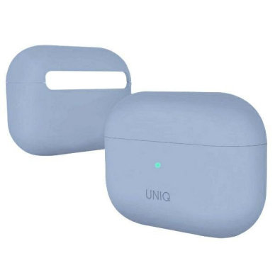 Dėklas ausinėms Uniq case Lino AirPods Pro Mėlynas 5