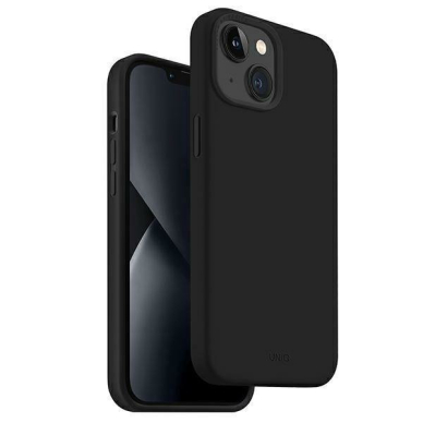 Dėklas Uniq case Lino iPhone 14 Plus Juodas