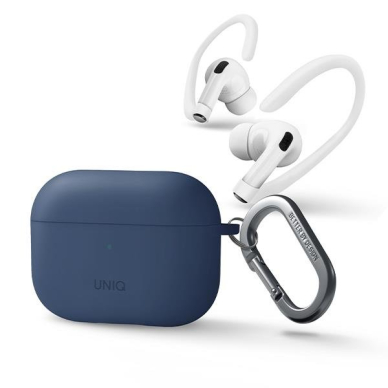 Dėklas ausinėms Uniq Nexo AirPods Pro 2 gen Mėlynas 1