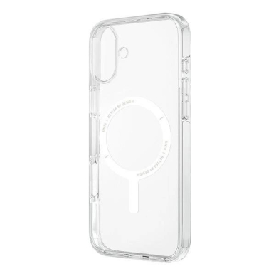 Uniq Clario iPhone 16 6.1 Magclick Charging Dėklas transparent/lucent clear 2