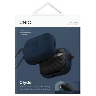 Uniq Clyde Lock Dėklas AirPods Pro 2 (2022/2023) - Mėlynas-dark pilkas 6