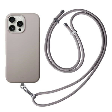 Uniq Coehl Creme iPhone 16 Pro Max 6.9 Magnetic Charging Dėklas pilkas/taupe pilkas