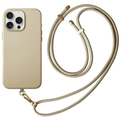 Uniq Coehl Muse Magnetic Charging Dėklas iPhone 16 Pro - Beige