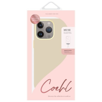 Uniq Coehl Muse Magnetic Charging Dėklas iPhone 16 Pro Max - Beige 5