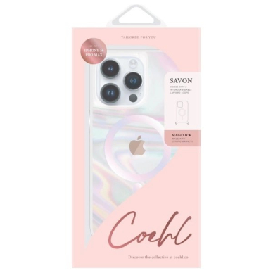 Uniq Coehl Savon Magnetic Charging Dėklas iPhone 16 Pro Max - Transparent 5