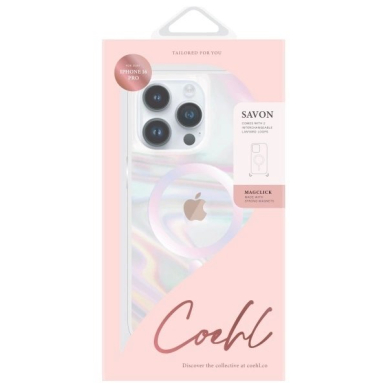 Uniq Coehl Savon Magnetic Charging Dėklas iPhone 16 Pro - Transparent 5