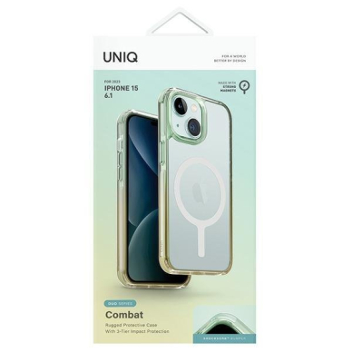 Dėklas Uniq Combat Duo case iPhone 15 6.1  Magclick Charging  1