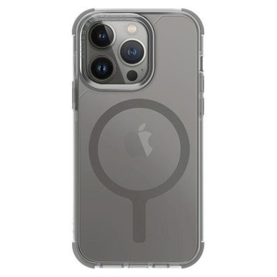 Dėklas Uniq Combat iPhone 15 Pro 6.1  case Magclick Charging pilkos spalvos/frost pilkos spalvos