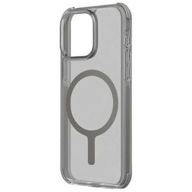 Dėklas Uniq Combat iPhone 15 Pro Max 6.7  case Magclick Charging pilkos spalvos/frost pilkos spalvos 4