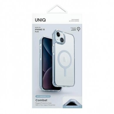 Dėklas Uniq Combat Magclick ChargingiPhone 15 Plus / 14 Plus - Light Mėlynas 1