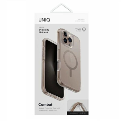 Uniq Combat Magclick Charging Dėklas iPhone 16 Pro Max - Gold 3