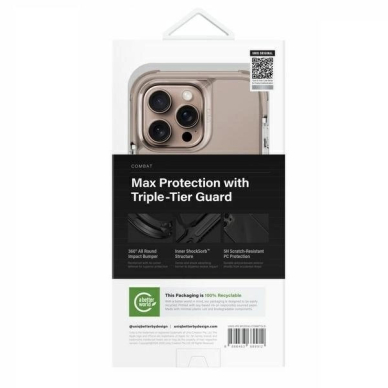 Uniq Combat Magclick Charging Dėklas iPhone 16 Pro Max - Gold 4