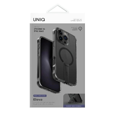 Uniq Eleva with Vertica Stand Dėklas iPhone 16 Pro Max - Juodas 3