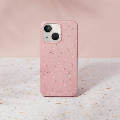 Dėklas UNIQ etui Coehl Terrazzo iPhone 14 Rožinis 1