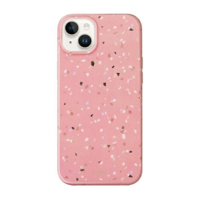 Dėklas UNIQ etui Coehl Terrazzo iPhone 14 Rožinis