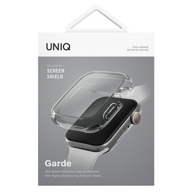 Ekrano apsauga UNIQ etui Garde Apple Watch Series 7/8/9 41mm. Permatoma 5