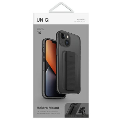 Dėklas UNIQ etui Heldro Mount iPhone 14 Dūminis 9