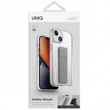 Dėklas UNIQ etui Heldro Mount iPhone 14 Skaidrus 8