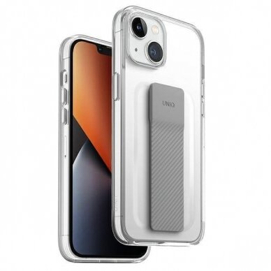 Dėklas UNIQ etui Heldro Mount iPhone 14 Skaidrus