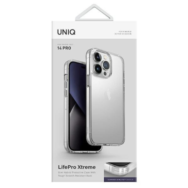 Dėklas UNIQ etui LifePro Xtreme iPhone 14 Pro Skaidrus 6