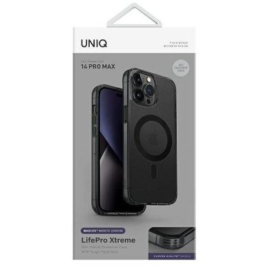 Dėklas UNIQ etui LifePro Xtreme iPhone 14 Pro Max Dūminis 7