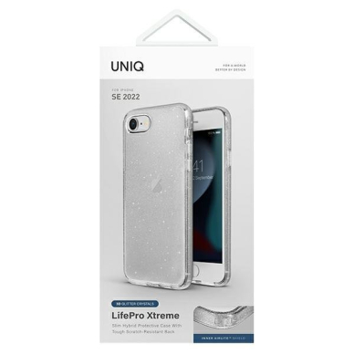 Dėklas UNIQ etui LifePro Xtreme iPhone SE 2022 / SE 2020 /7/8 Permatomas 4