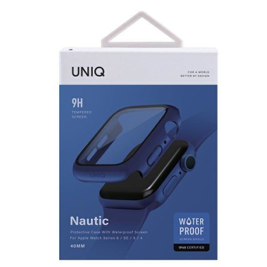 UNIQ rėmelis Nautic Apple Watch Series 4/5/6/SE 40mm tamsiai mėlynas 7