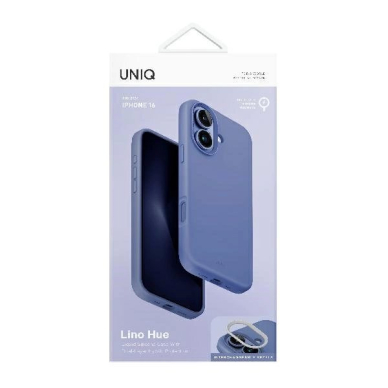 Uniq Lino Hue Magclick Charging Dėklas iPhone 16 - Mėlynas 6