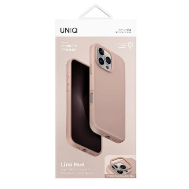 Uniq Lino Hue Magclick Charging Dėklas iPhone 16 Pro Max - rožinis 5