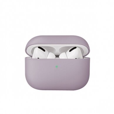 UNIQ Lino protective case skirta AirPods Pro violetinis