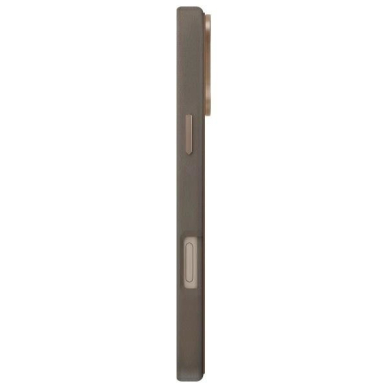 Uniq Lyden DS iPhone 16 Pro 6.3 Magclick Charging Dėklas brown-pilkas/flint pilkas 4