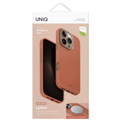 Uniq Lyden iPhone 16 Pro 6.3 Dėklas Magclick Charging terracotta 6