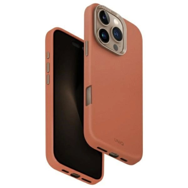 Uniq Lyden iPhone 16 Pro Max 6.9 Dėklas Magclick Charging terracotta