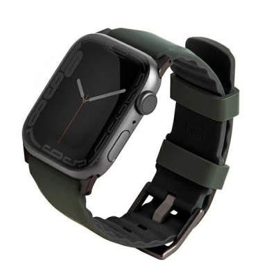 Apyrankė UNIQ pasek Linus Apple Watch Series 4/5/6/7/8/9/SE/SE2/Ultra 42/44/45mm. Žalia