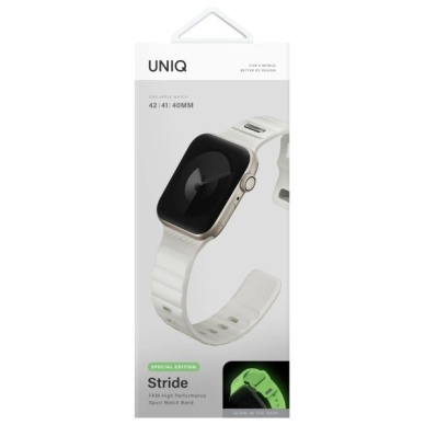 Uniq Stride SE Apple Watch strap 42/41/40mm FKM Rubber Strap lume 6