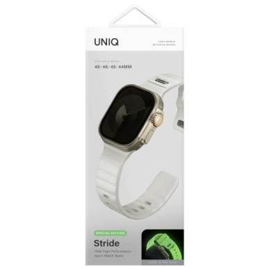 Uniq Stride SE Apple Watch strap 49/46/45/44mm FKM Rubber Strap lume 6