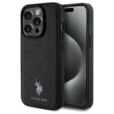 US Polo Assn. Dėklas Yoke Pattern iPhone 15 Pro - Juodas