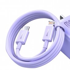 USB-C fast charging / data transfer cable - Lightning PD 20W 1m Baseus Superior Series - Violetinis