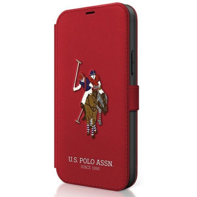 Dėklas Us Polo Usflbkp12Lpugflre Iphone 12 Pro Max 6,7" Czerwony/Red Book Polo Embroidery Collection