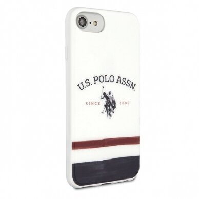 Dėklas Us Polo Ushci8Pcstrb Iphone 7/8/Se 2020 baltas Tricolor Pattern Collection 4