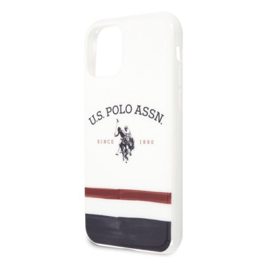 Dėklas Us Polo Ushcn58Pcstrb Iphone 11 Pro baltas Tricolor Pattern Collection 2