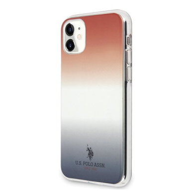 Dėklas Us Polo Ushcn61Trdgrb Iphone 11 Czerwono-Niebieski/Blue&Red Gradient Pattern Collection 1