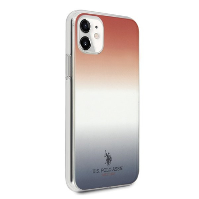 Dėklas Us Polo Ushcn61Trdgrb Iphone 11 Czerwono-Niebieski/Blue&Red Gradient Pattern Collection 4